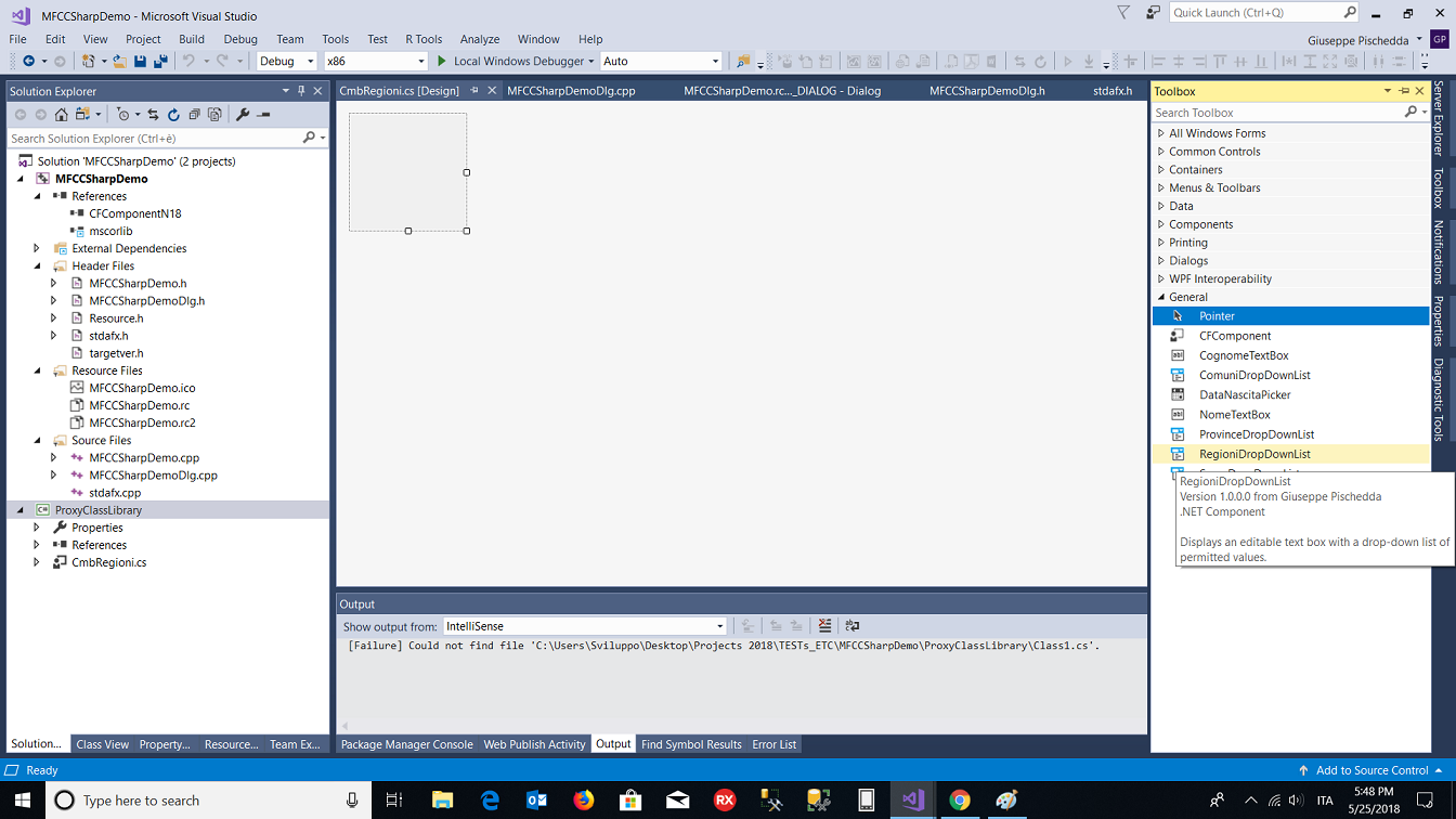 MFC and C#