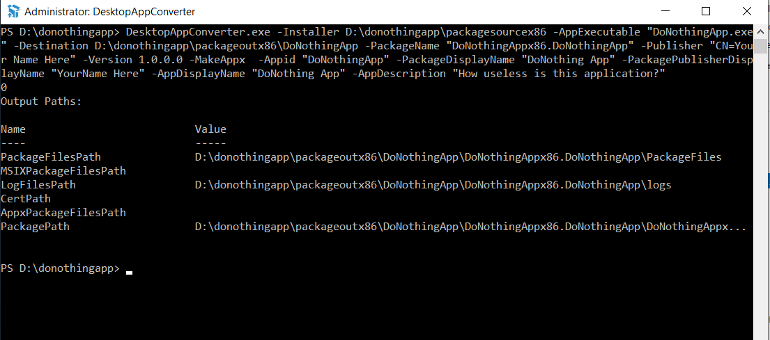 Desktop App Converter