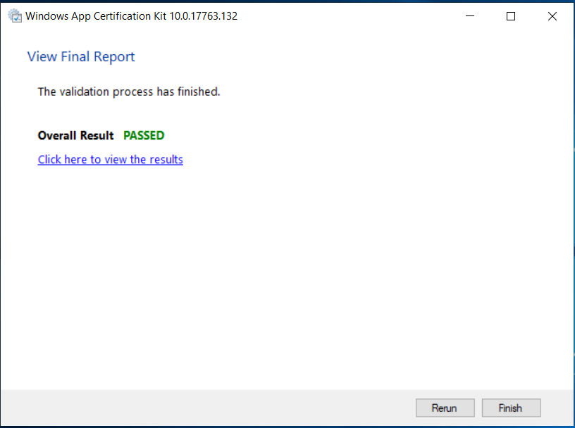 Windows App Cert Kit