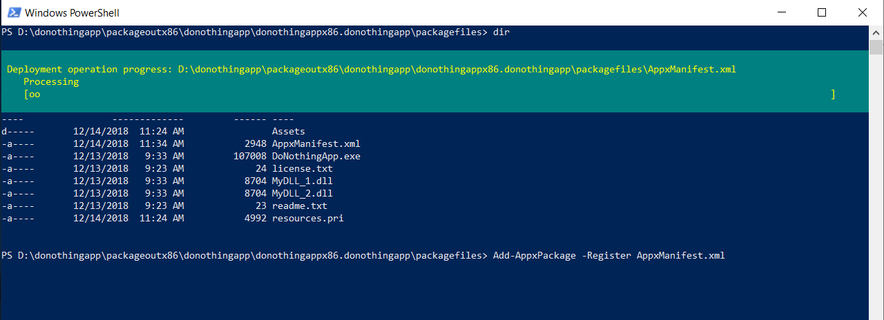 DoNohingApp Install