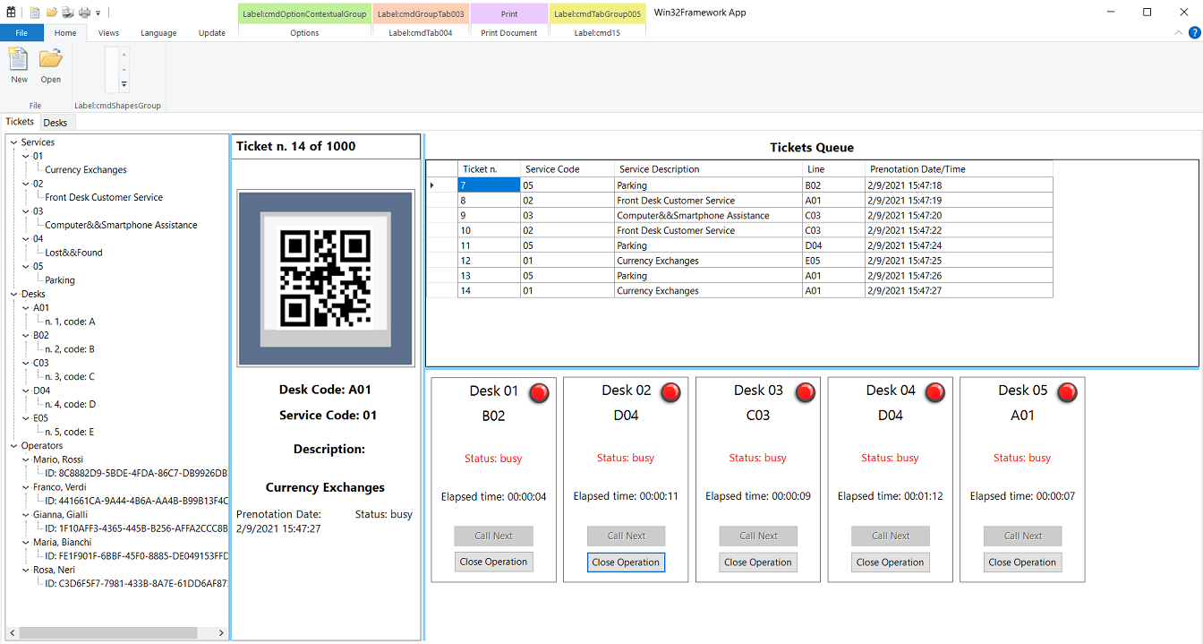 Application sample